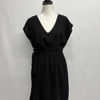Schwarzes IKKS Kleid 38 Wickelkleid