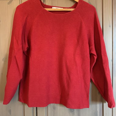 Pull Printemps rouge