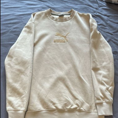 PUMA Pullover beige, Gr. M