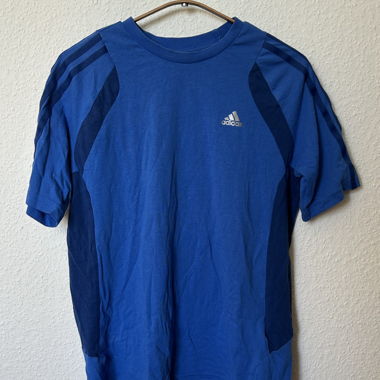 blue adidas shirt 