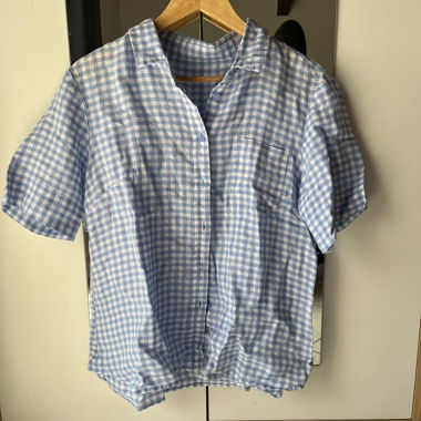 Camicia vichy blu