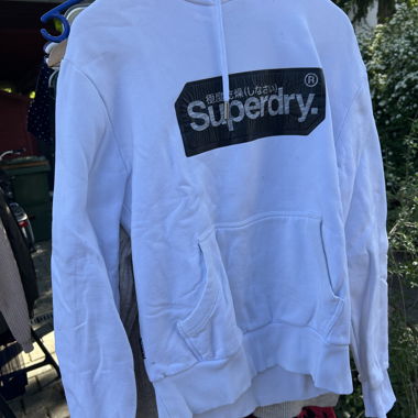 Felpa Superdry bianca
