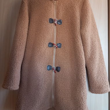 Teddy coat with hood