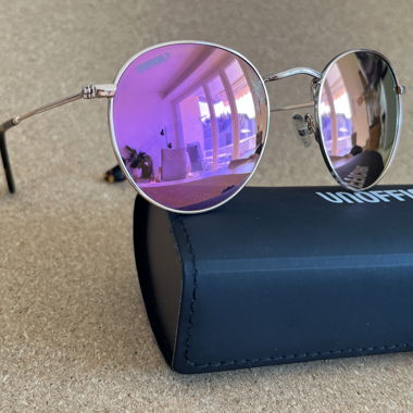 UNOFFICIAL Rose Gold/Pink Sunglasses