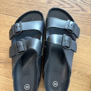 Black Mules Gr. 39