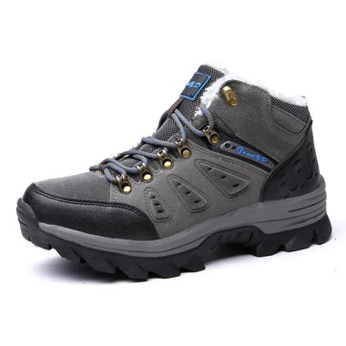 Shizter Männer Winter Stiefel Schnee Schuhe Fell
