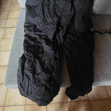 black cargo pants