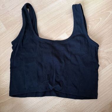 Black Crop Top