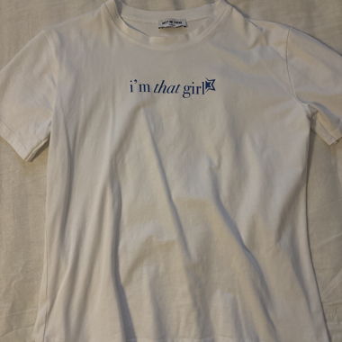 Weisses Damen T-Shirt mit Print