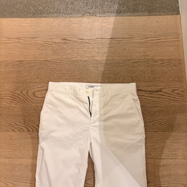 White Lacoste Bermuda