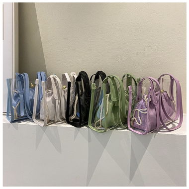 Transparente Tote-Shoulderbag