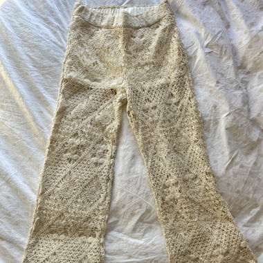 Pantalon brodé Zara, taille S