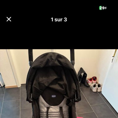 Poussette 3ans 