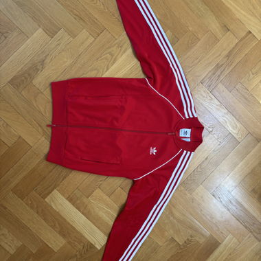 Giacca da allenamento Adidas rossa