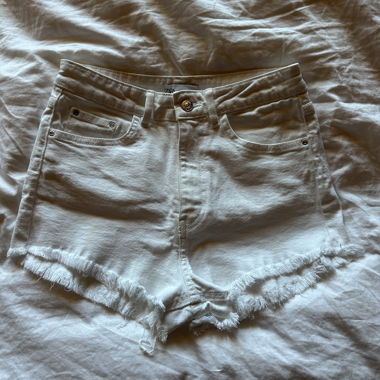 Shorts en jean Zara blancs