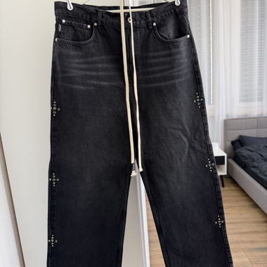 Jeans in denim Peso Jewel lavato nero 32