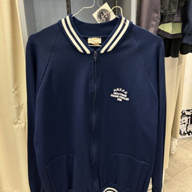 Giacca vintage con zip anni 80, taglia M