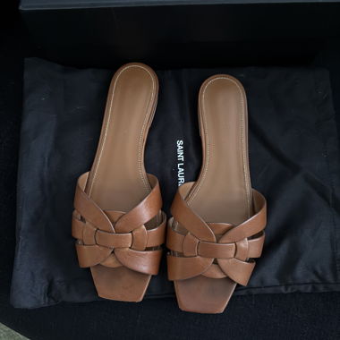 Saint Laurent Tribute Lederslides EU 38