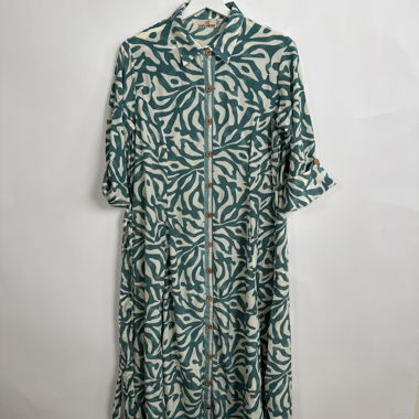 Indiamore Hemdkleid mit Muster