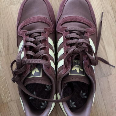 Baskets Adidas Maroon Butter Yellow