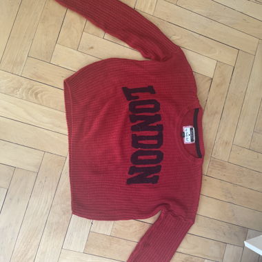Roter Pullover LONDON