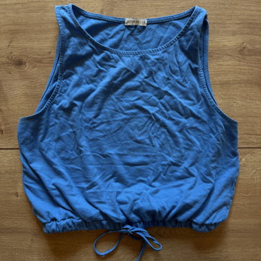 Blue Cotton On cropped tank top 