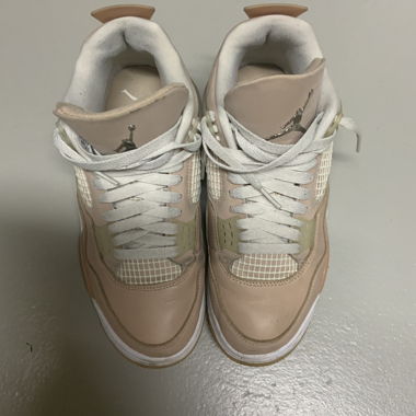 Beige Air Jordan 4 Sneakers