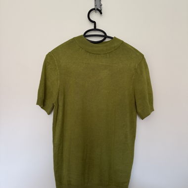 Olive Green Knit Top