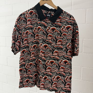 Polo Stussy con motivo XL