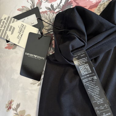 Pull noir Emporio Armani