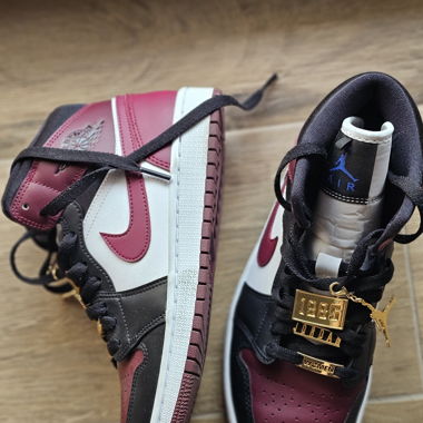 Women Air Jordan Beetroot 1 MID SE 8.5/39,Original