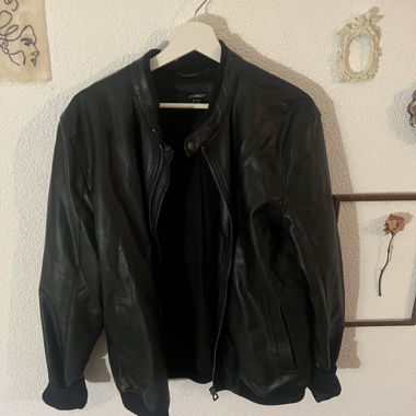 leather jacket (real leather) 