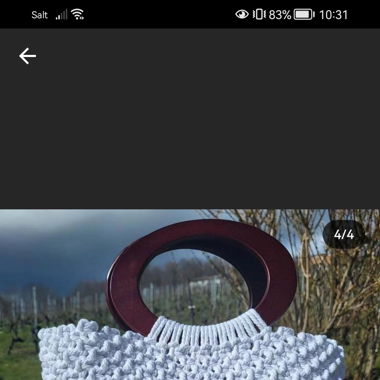 Sac en macramé 