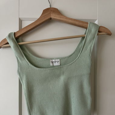 Mint cropped top