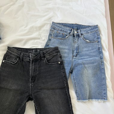 kurze jeans hosen