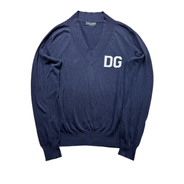 DOLCE & GABBANA NAVY KNIT