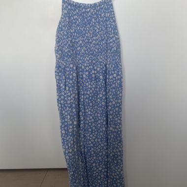Vestito floreale blu 144/155cm