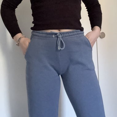 Jogginghose blau & schwarz 