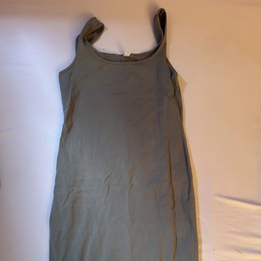 green long dress