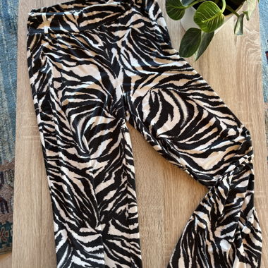 Pantalon fluide zébré