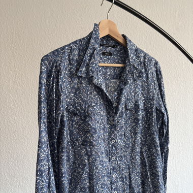 Chemise en Lin style provençale Monop