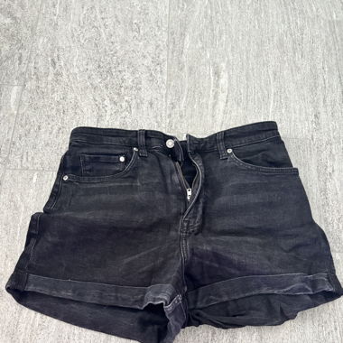 Schwarze Jeans Shorts