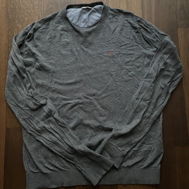 Maglione a V grigio Napapijri