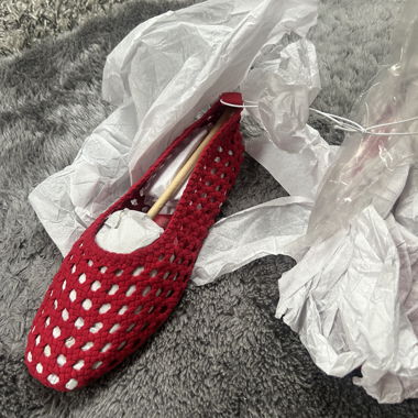 Ballerine rosse da donna EU 36
