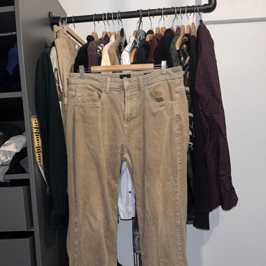 Cord Pants Beige