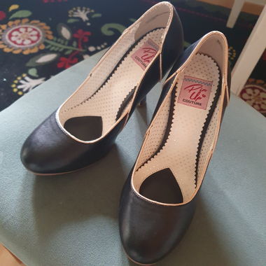 Escarpins Pin Up Couture à talons hauts