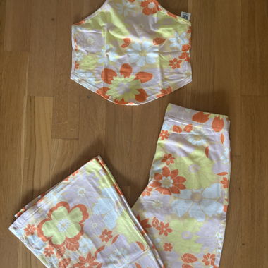Colorful Vintage Two-Piece Set