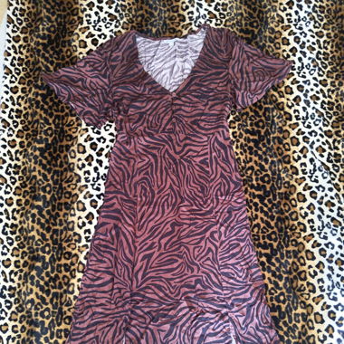 Maxi Dress Zebraprint