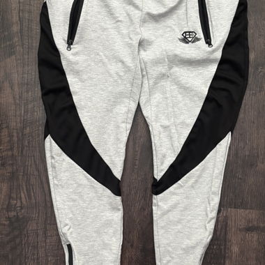Pantaloni da jogging grigio-neri