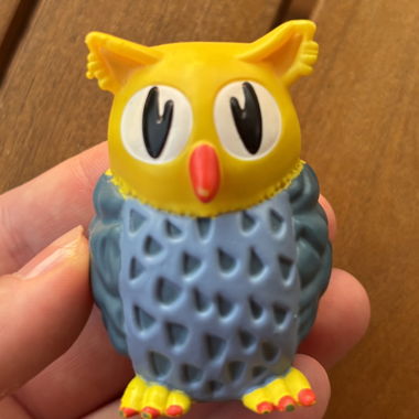 Owl Music Audio Play Zonie Figurine